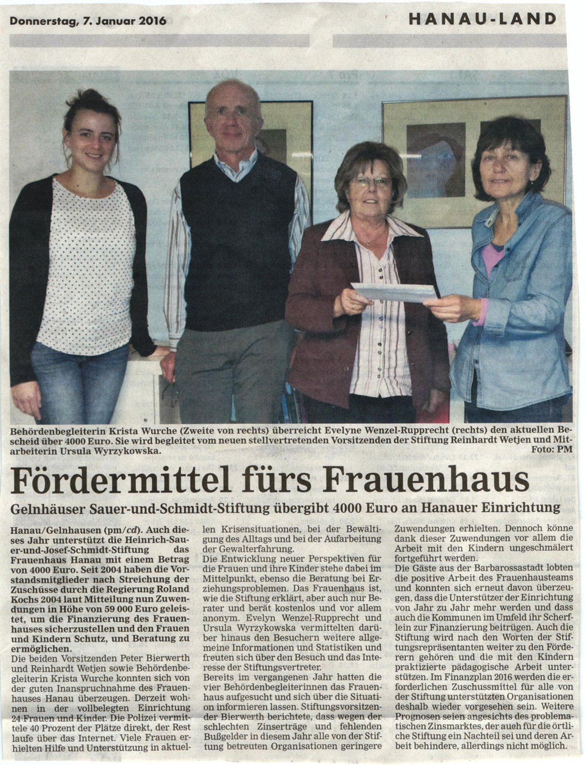 Hanau Anzeiger 07.01.2016