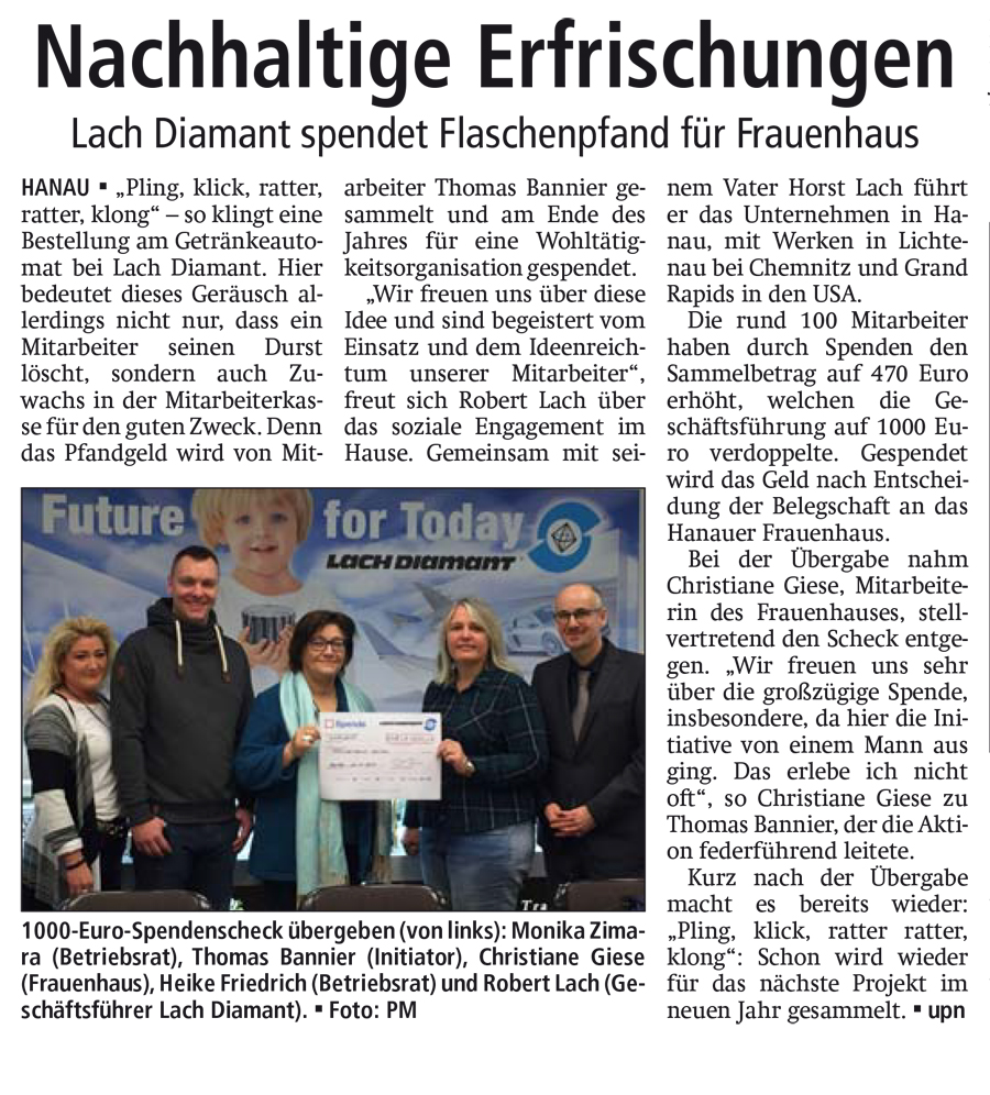 15.12.2017 HANAUER ANZEIGER Lach Diamant