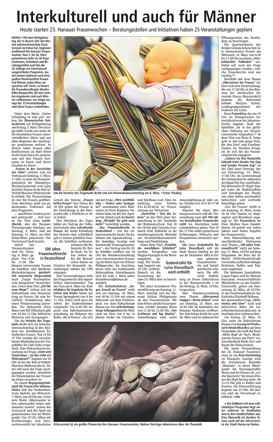 02.03.2018 HANAUER ANZEIGER FRAUENWOCHE