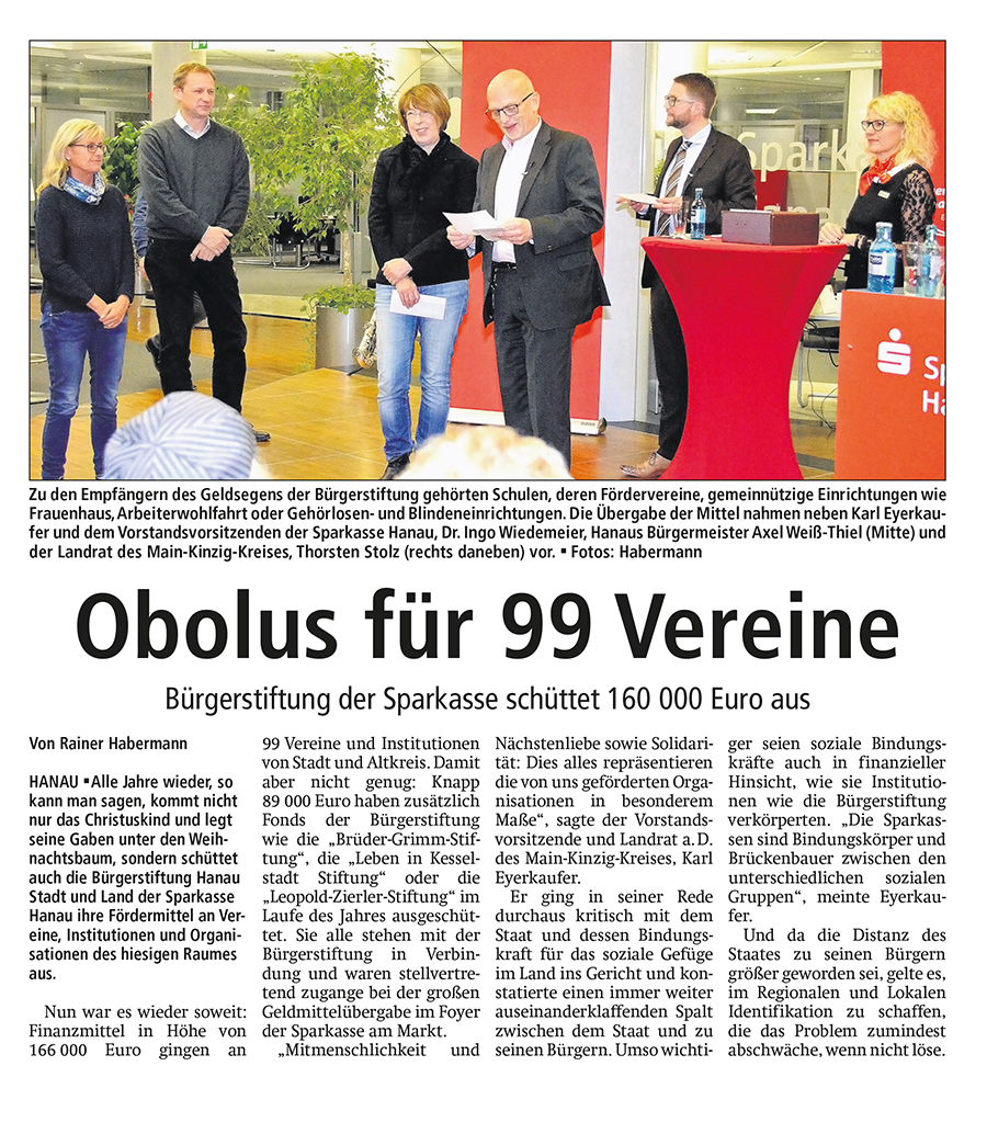 01.12.2018 Hanauer Anzeiger