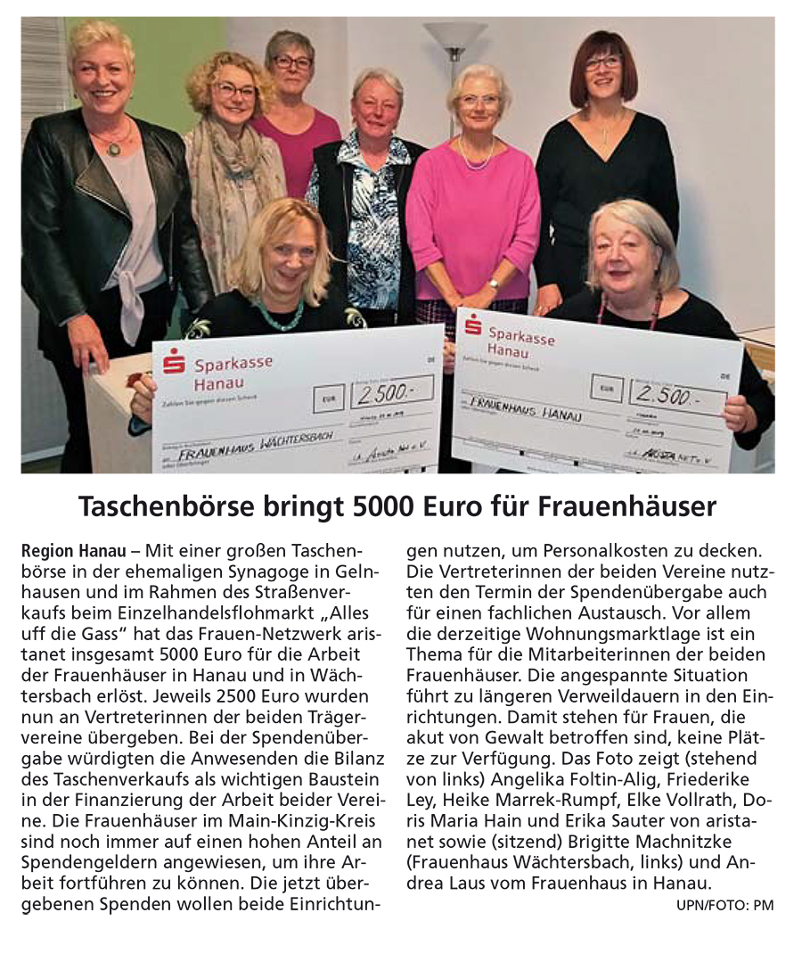01.11.2019 HANAUER ANZEIGER