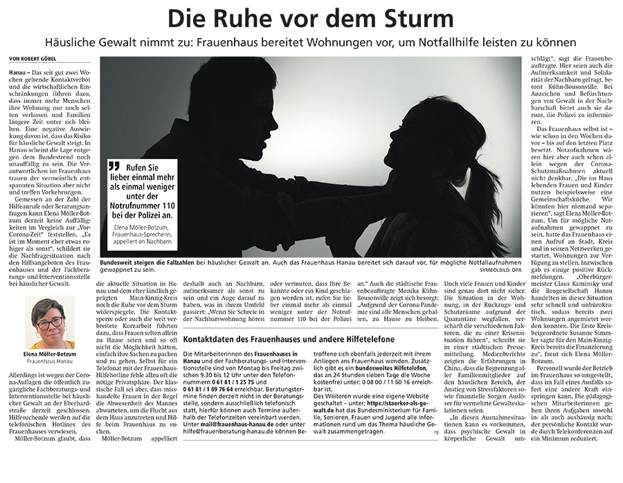 HANAUER ANZEIGER 09.04.2020