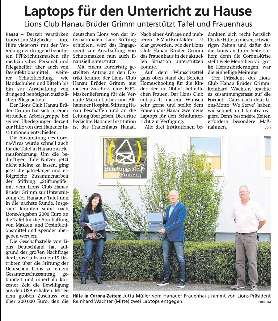 HANAUER ANZEIGER 03.06.2020