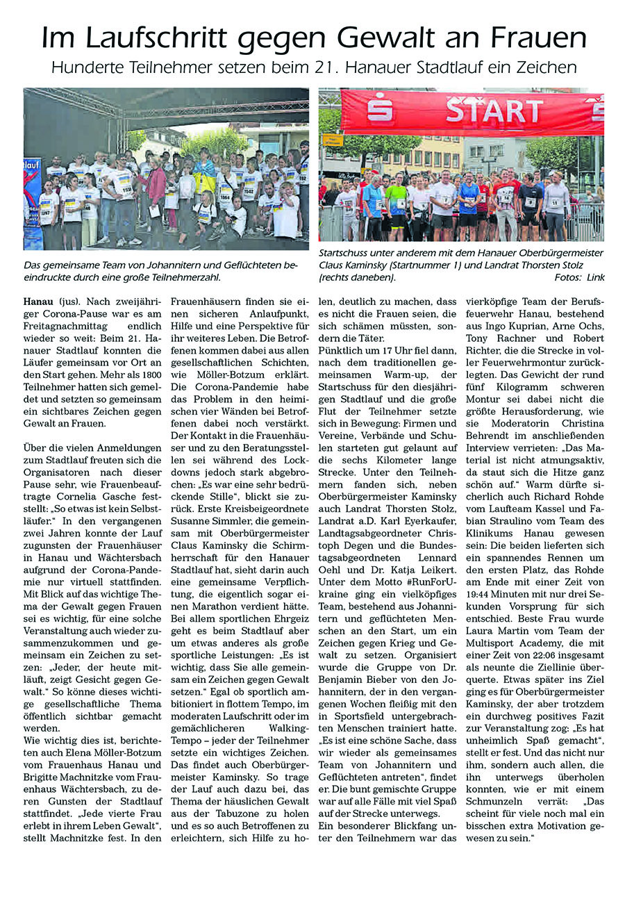 24.09.2022 HANAUER BOTE